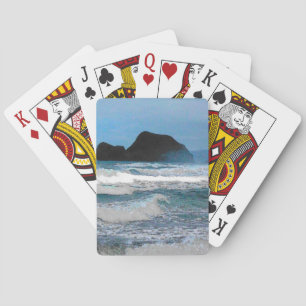 Hawaiian Coastal Island Ocean Tropical Paradise Playing Cards
