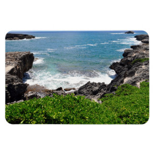 Hawaiian Coastal View Photo Magnet