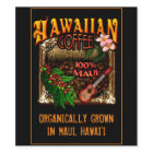 Hawaiian Coffee Maui Étiquette alimentaire
