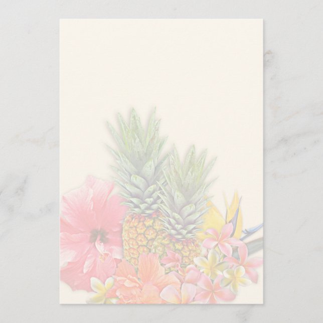 Hawaiian Collection Background Blank Program (Front)