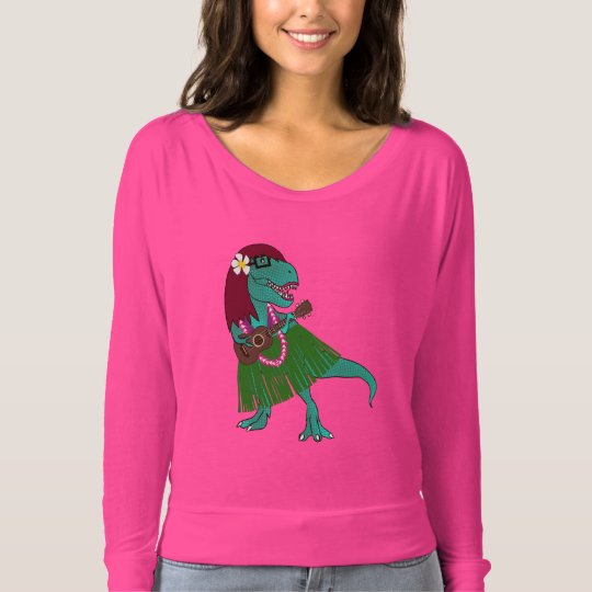 Hawaiian Dinosaur Ukulele T-shirt