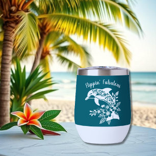 Hawaiian Dolphin- Flippin' Fabulous-Teal
