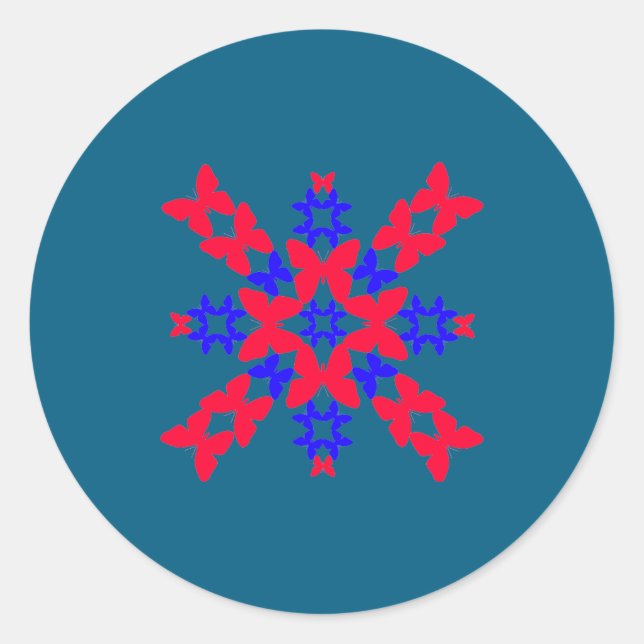Hawaiian easter  classic round sticker (Front)