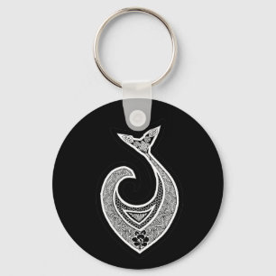 Hawaiian Fish Hook Keychain