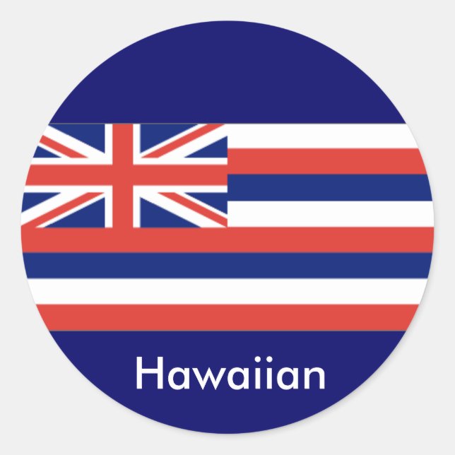 Hawaiian flag stickers (Front)