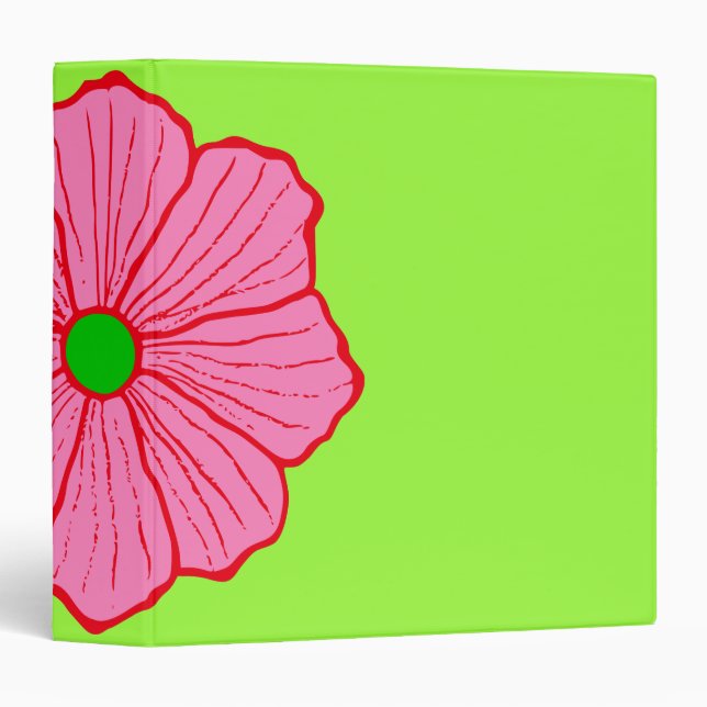 Hawaiian Flower Binder (Front/Spine)