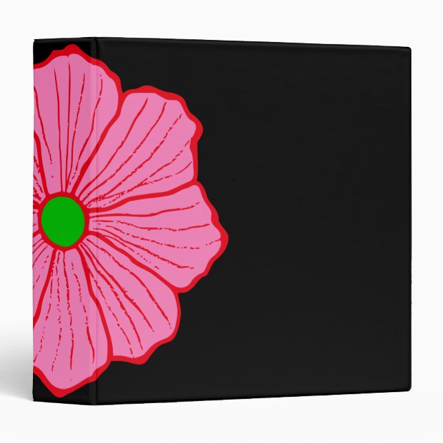 Hawaiian Flower Binder (Front/Spine)