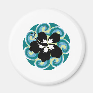 Hawaiian Flower Magnet
