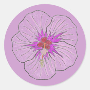 Hawaiian Flower sticker