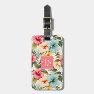 Hawaiian Flowers Luggage Tag