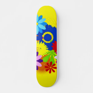 Hawaiian Flowers Penny Custom Pro Long Board Skateboard