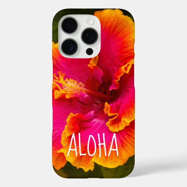 Hawaiian Fuchsia and Orange Hibiscus from Kauai Ca Case-Mate iPhone Case (Back)
