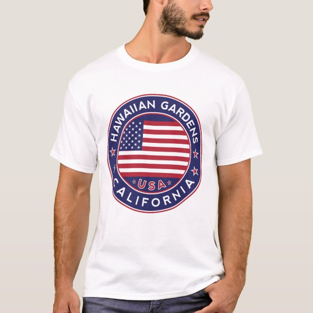 Hawaiian Gardens, California T-Shirt (Front)