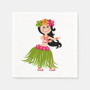 Hawaiian Girl Napkin
