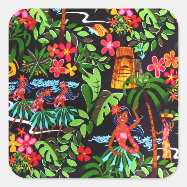 Hawaiian Girls Sticker (Front)