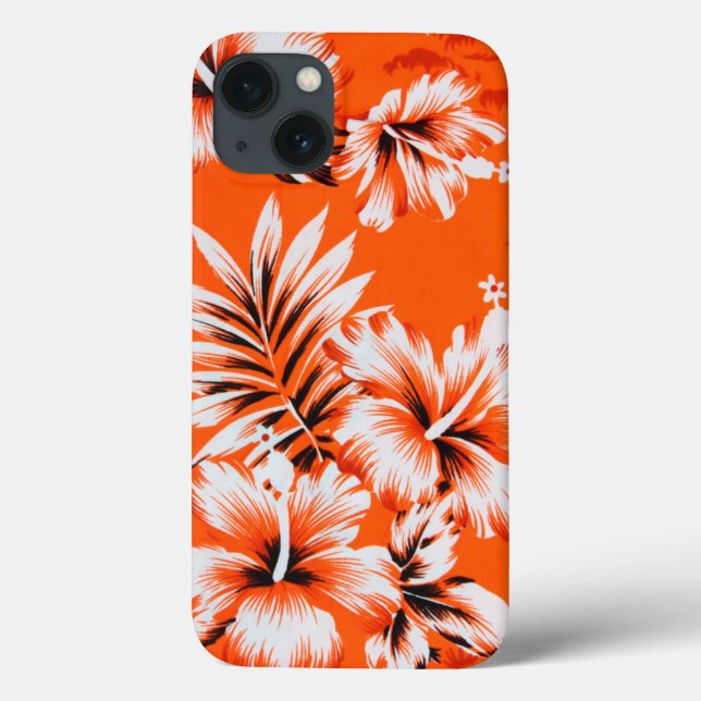Hawaiian Hibiscus Flower Background Case-Mate iPhone Case (Back)