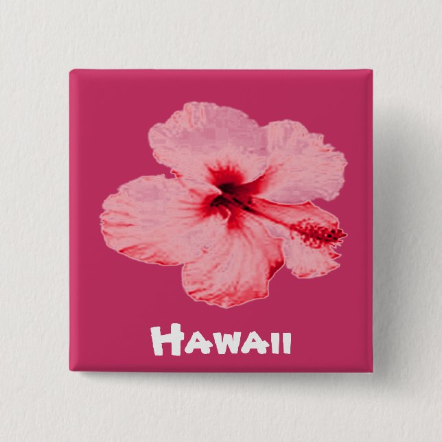 Hawaiian Hibiscus flower button (Front)