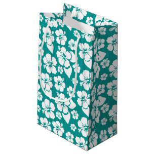 Hawaiian Hibiscus Flower Pattern Small Gift Bag