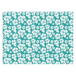 Hawaiian Hibiscus Flower Pattern Tablecloth