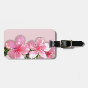 Hawaiian Hibiscus Flowers Luggage Tag