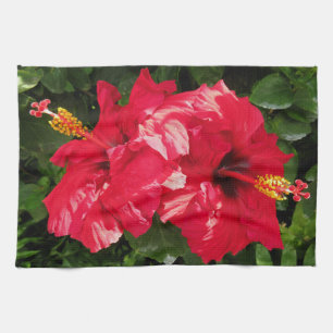 Hawaiian Hibiscus Kitchen Towel