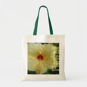 Hawaiian hibiscus reusable bag