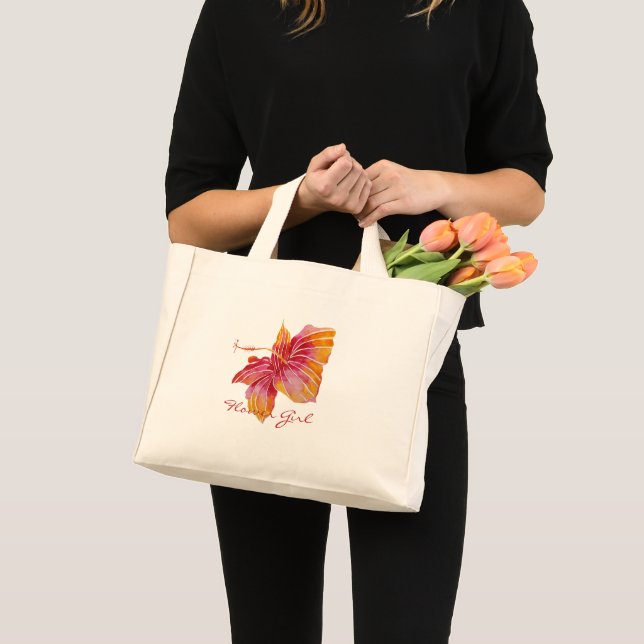Hawaiian Hibiscus | Wedding Flower Girl Tiny Tote (Front (Product))