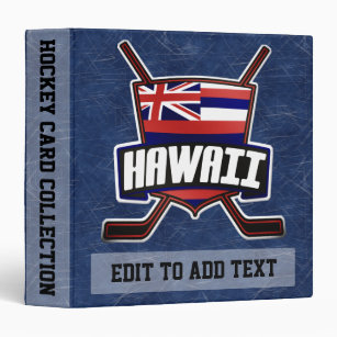 Hawaiian Hockey Trading Card Album Binder
