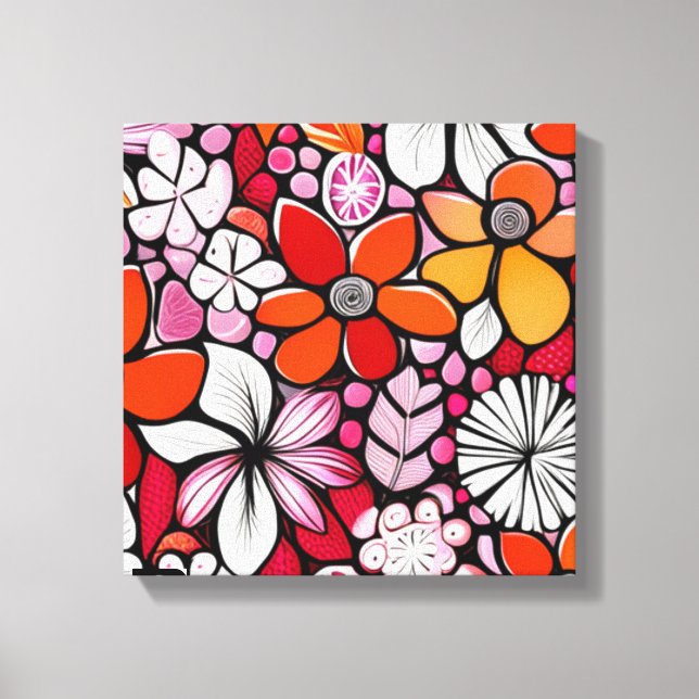 Hawaiian Holiday Canvas Print (Front)