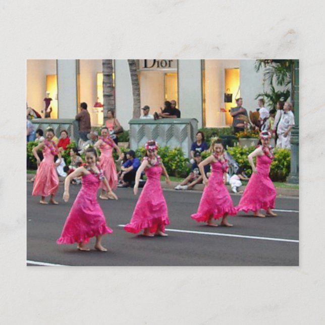 Hawaiian Holiday Parade Postcard (Front)