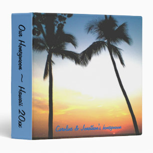 Hawaiian Honeymoon photo album Binder