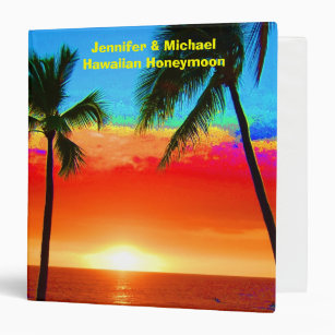 Hawaiian Honeymoon Photo  Album Binder