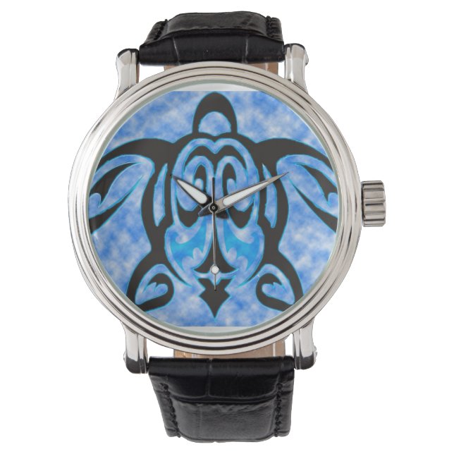Hawaiian Honu Sea Turtle custom watches (Front)