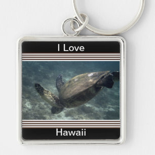 Hawaiian Honu sea turtle Keychain