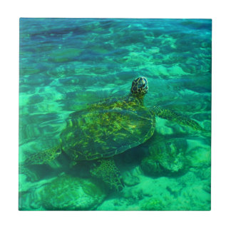 Hawaiian Honu Sea Turtle Tile