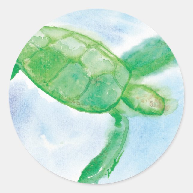 Hawaiian Honu Sticker (Front)