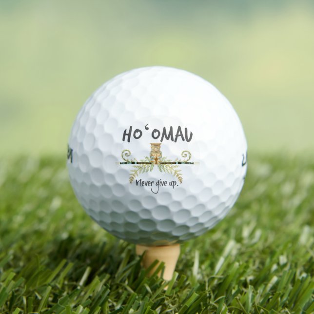 Hawaiian Ho'Omau Tiki Golf Balls (Insitu Tee)