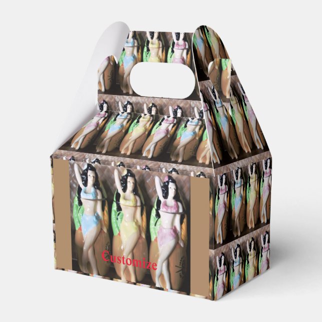Hawaiian Hula Dancer Thunder_Cove Favor Box (Front Side)