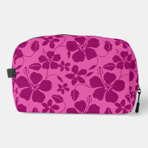 HAWAIIAN HULA (HIBISCUS) BURGUNDY WINE DOPP KIT