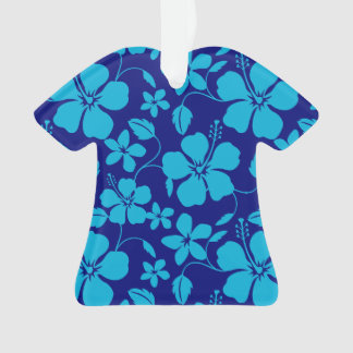 HAWAIIAN HULA (HIBISCUS) DARK/LIGHT BLUE