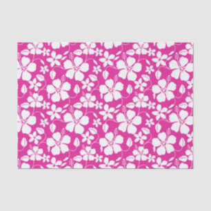 HAWAIIAN HULA (HIBISCUS) HOT PINK TISSUE PAPER