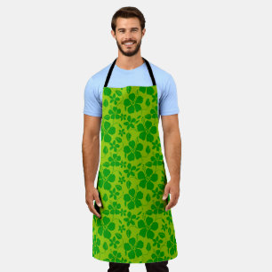 HAWAIIAN HULA (HIBISCUS) LEMON LIME APRON
