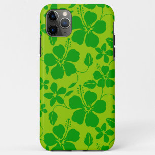 HAWAIIAN HULA (HIBISCUS) LEMON LIME iPhone 11 PRO MAX CASE