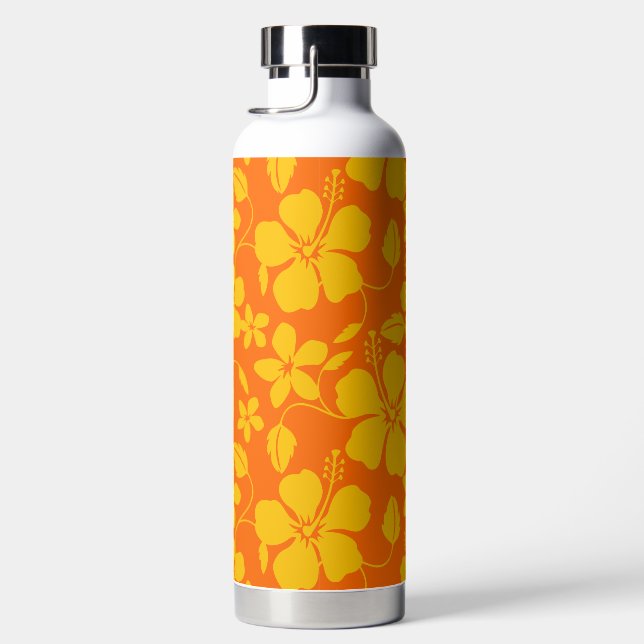 HAWAIIAN HULA (HIBISCUS) ORANGE MIX WATER BOTTLE (Right)