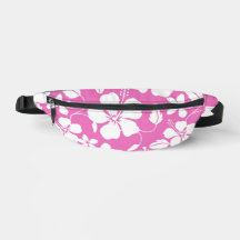HAWAIIAN HULA (HIBISCUS) PATTERN IN PINK