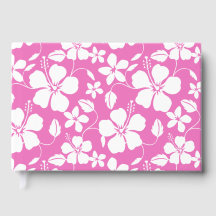 HAWAIIAN HULA (HIBISCUS) PATTERN IN PINK