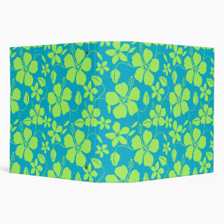 HAWAIIAN HULA (HIBISCUS) TEAL LIME BINDER