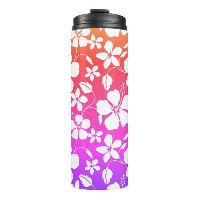 HAWAIIAN HULA (IPANEMA) BROWN Thermal Tumbler (Front)