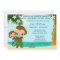 Hawaiian Hula Monkey Baby Shower invitation BOY