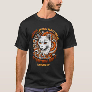 Hawaiian Huna Philosophy Makia Energy Flows Cat Ar T-Shirt